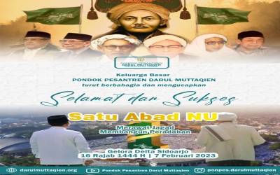 Selamat dan Sukses 1 Abad NU