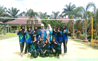 Tim Voli Putri MTs Darul Muttaqien Mendapatkan Medali Perunggu dalam Rangka HAB ke-78